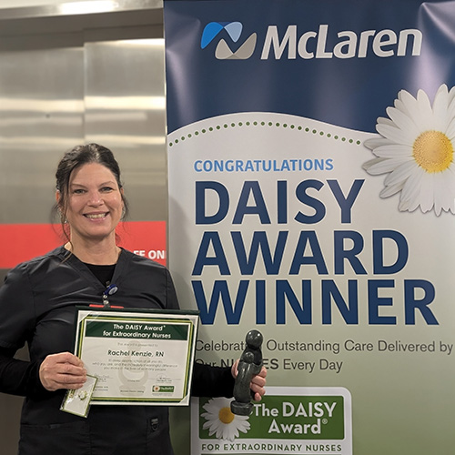 Rachel Kenzie, RN, Honored with the DAISY Award for Extraordinary Nurses