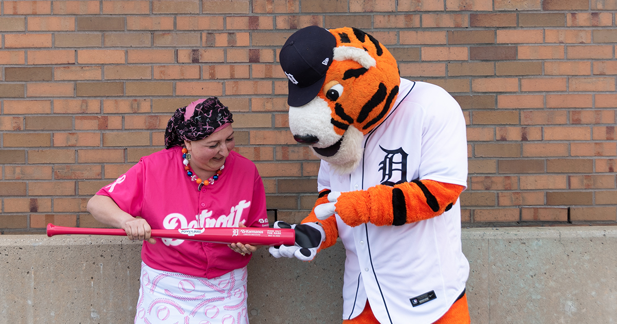 Detroit Tigers, Karmanos, and McLaren Health Pink Out the Park