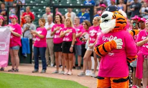 Detroit Tigers seventh annual Pink Out the Park Sunday, May