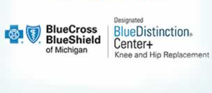Blue Distinction Knee and Hip Replacement logo